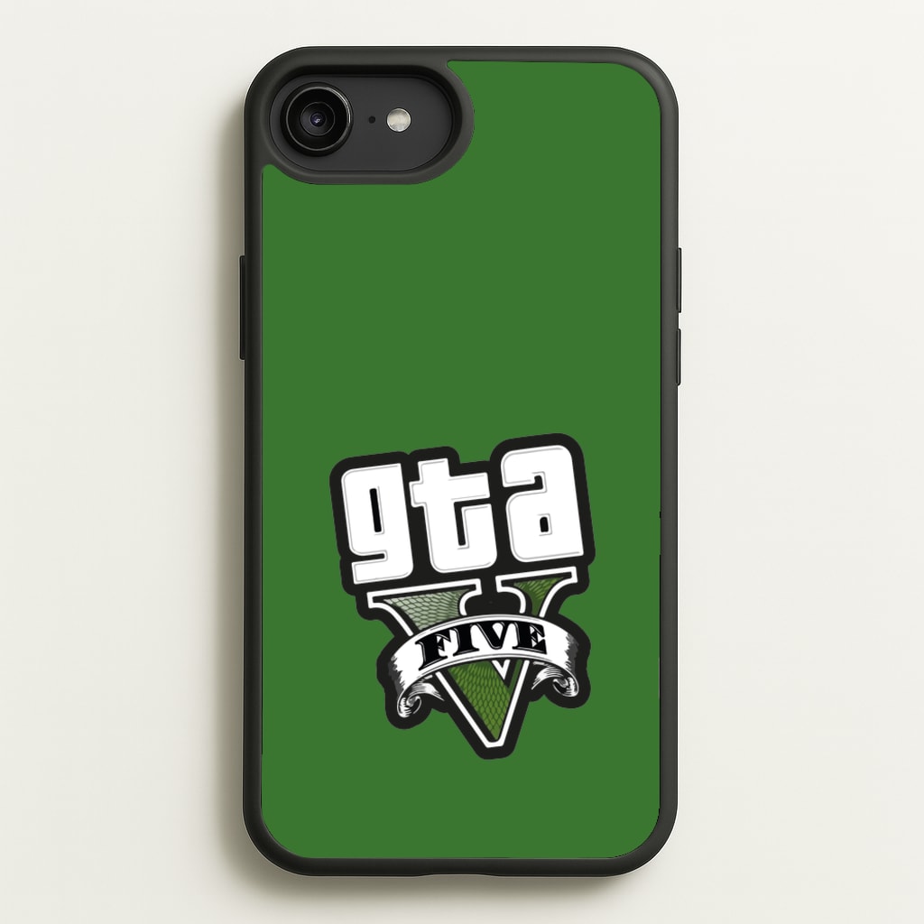 Green Five - Video Game - GTA Phone Case for iPhone 6 Plus / 7 Plus / 8 Plus