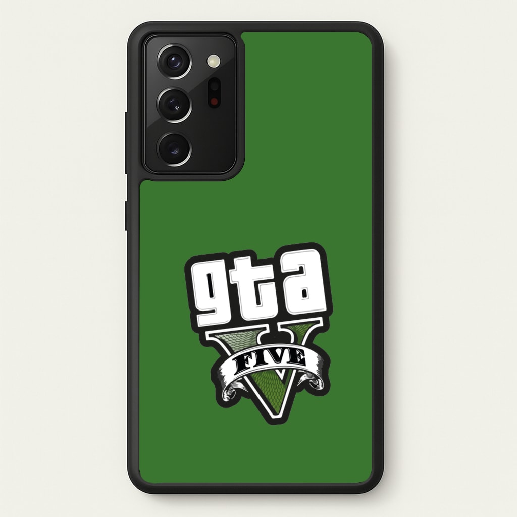 Green Five - Video Game - GTA Phone Case for Galaxy Note 20 Ultra