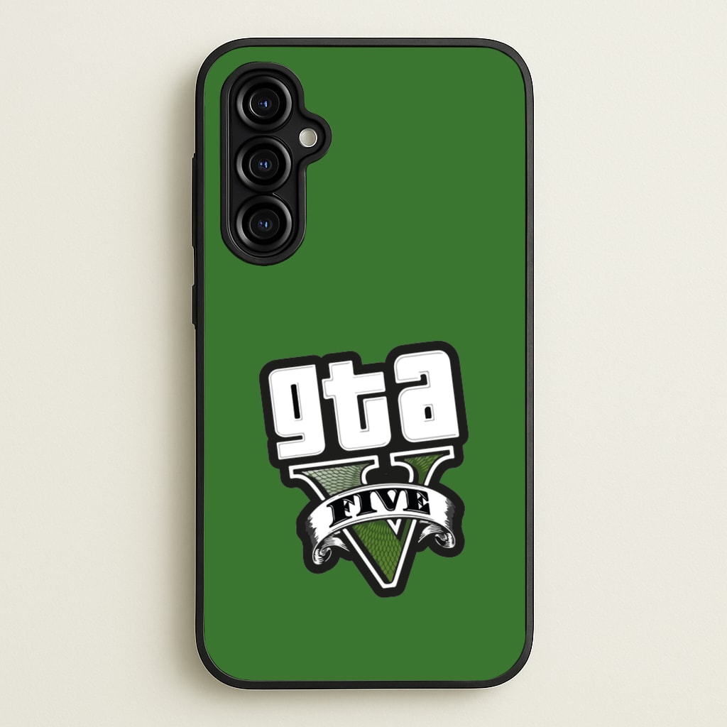 Green Five - Video Game - GTA Phone Case for Galaxy A54
