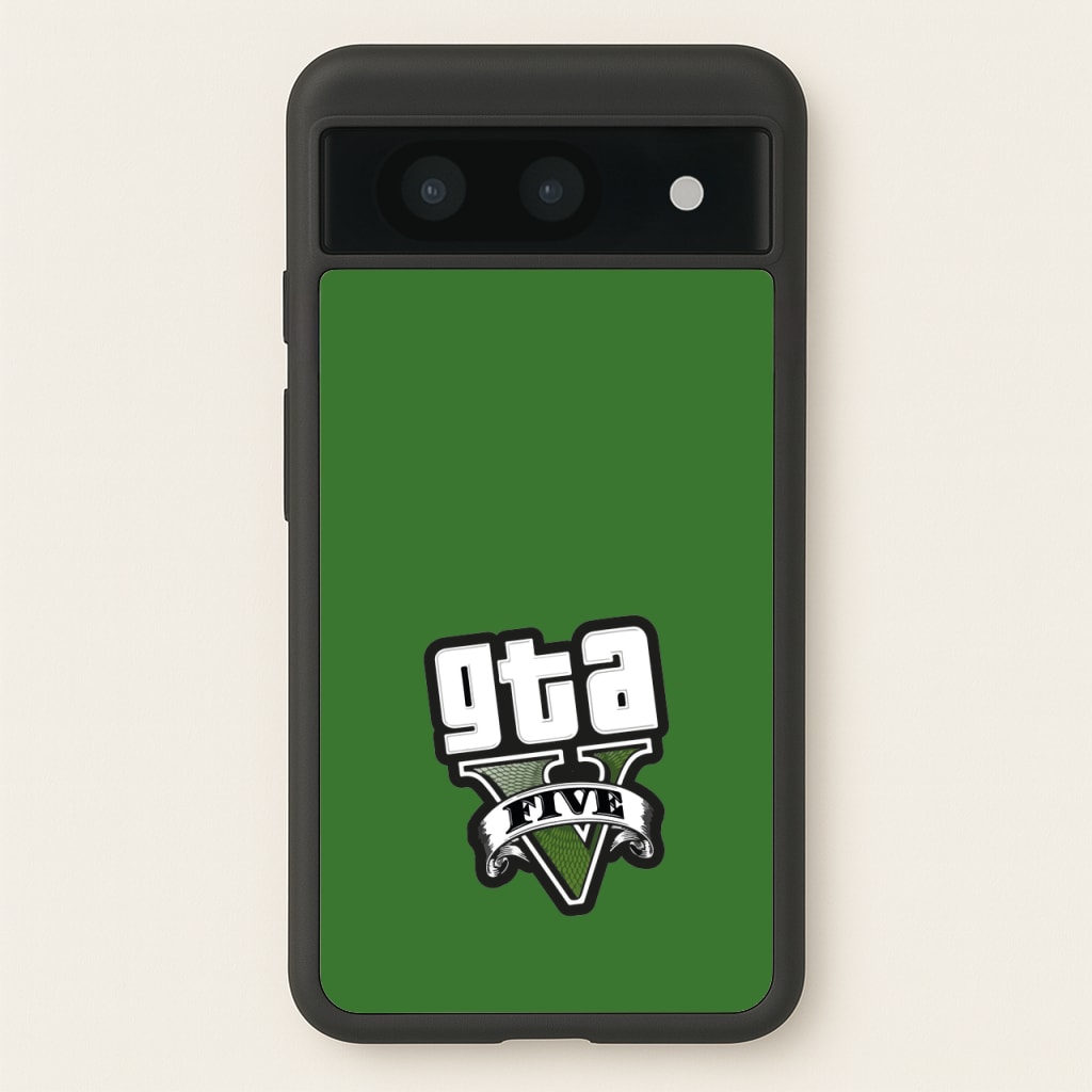 Green Five - Video Game - GTA Phone Case for Google Pixel 8a