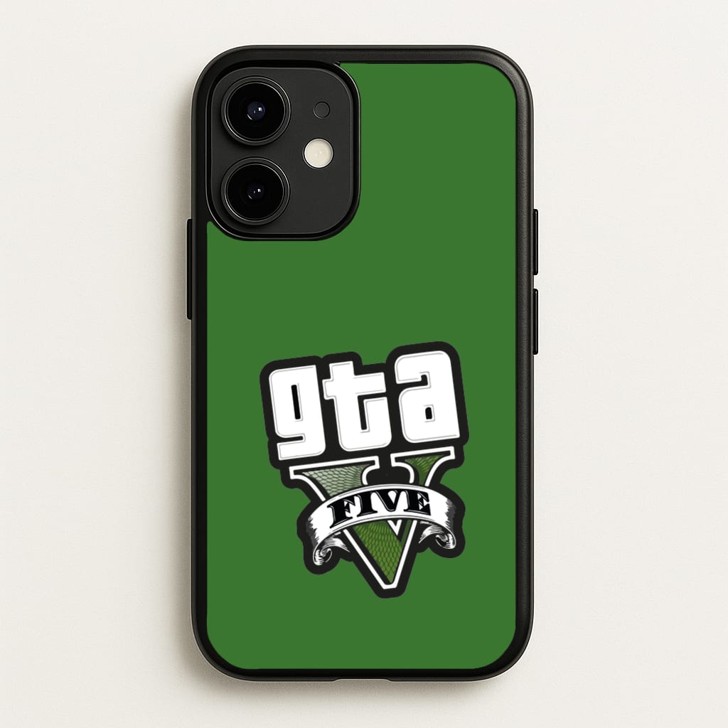 Green Five - Video Game - GTA Phone Case for iPhone 12 / 12 Pro