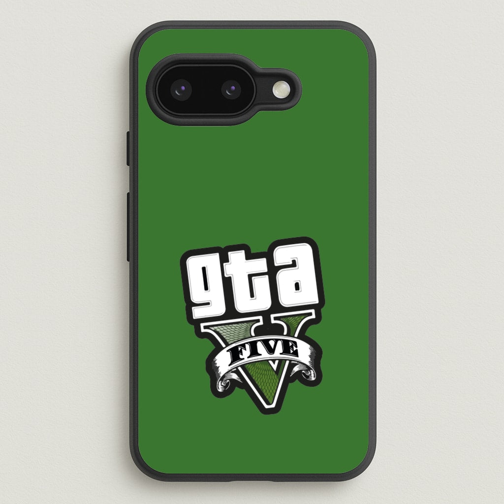 Green Five - Video Game - GTA Phone Case for Google Pixel 9a