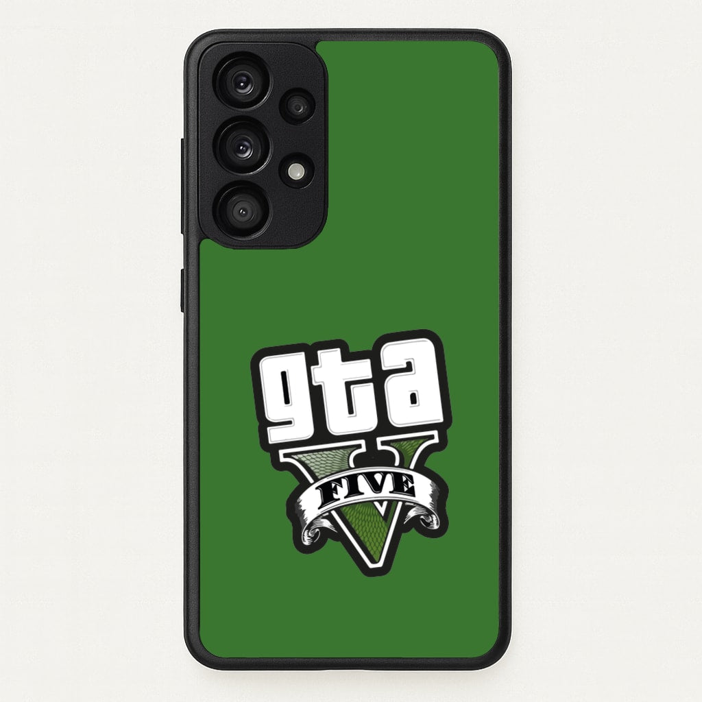 Green Five - Video Game - GTA Phone Case for Galaxy A53