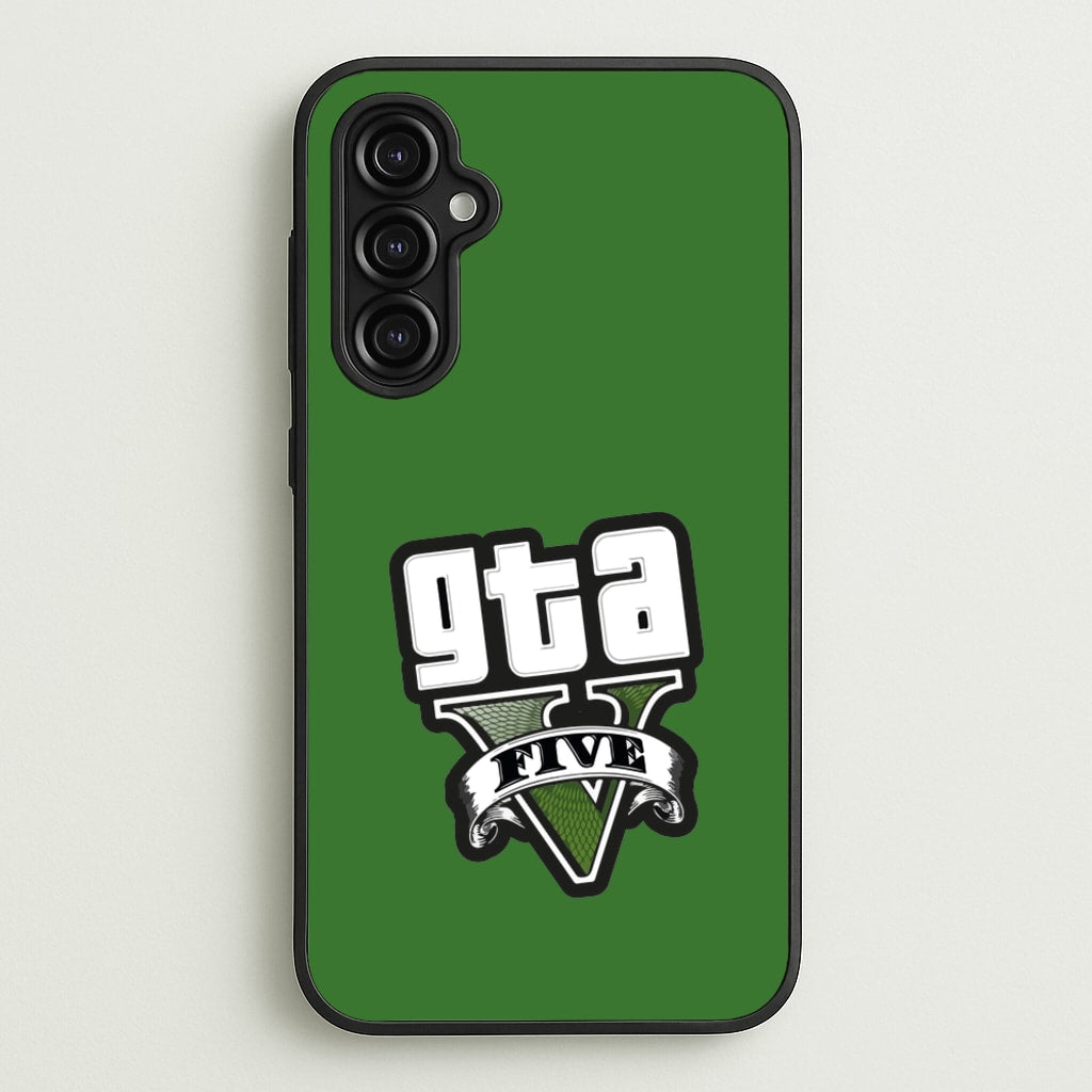 Green Five - Video Game - GTA Phone Case for Galaxy A14
