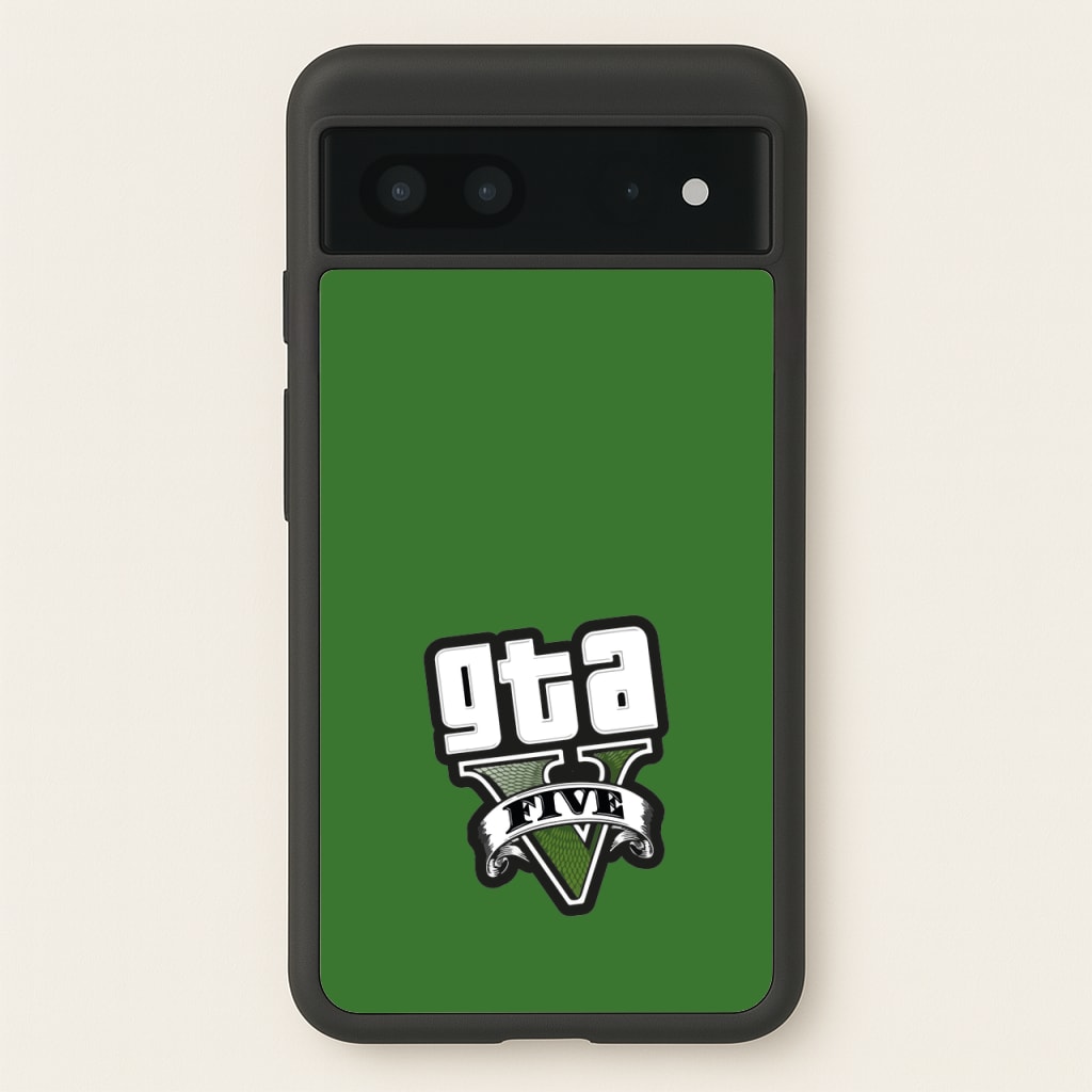 Green Five - Video Game - GTA Phone Case for Google Pixel 7