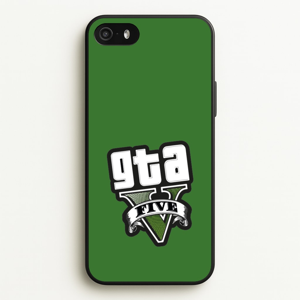 Green Five - Video Game - GTA Phone Case for iPhone 5 / 5s / SE 2016