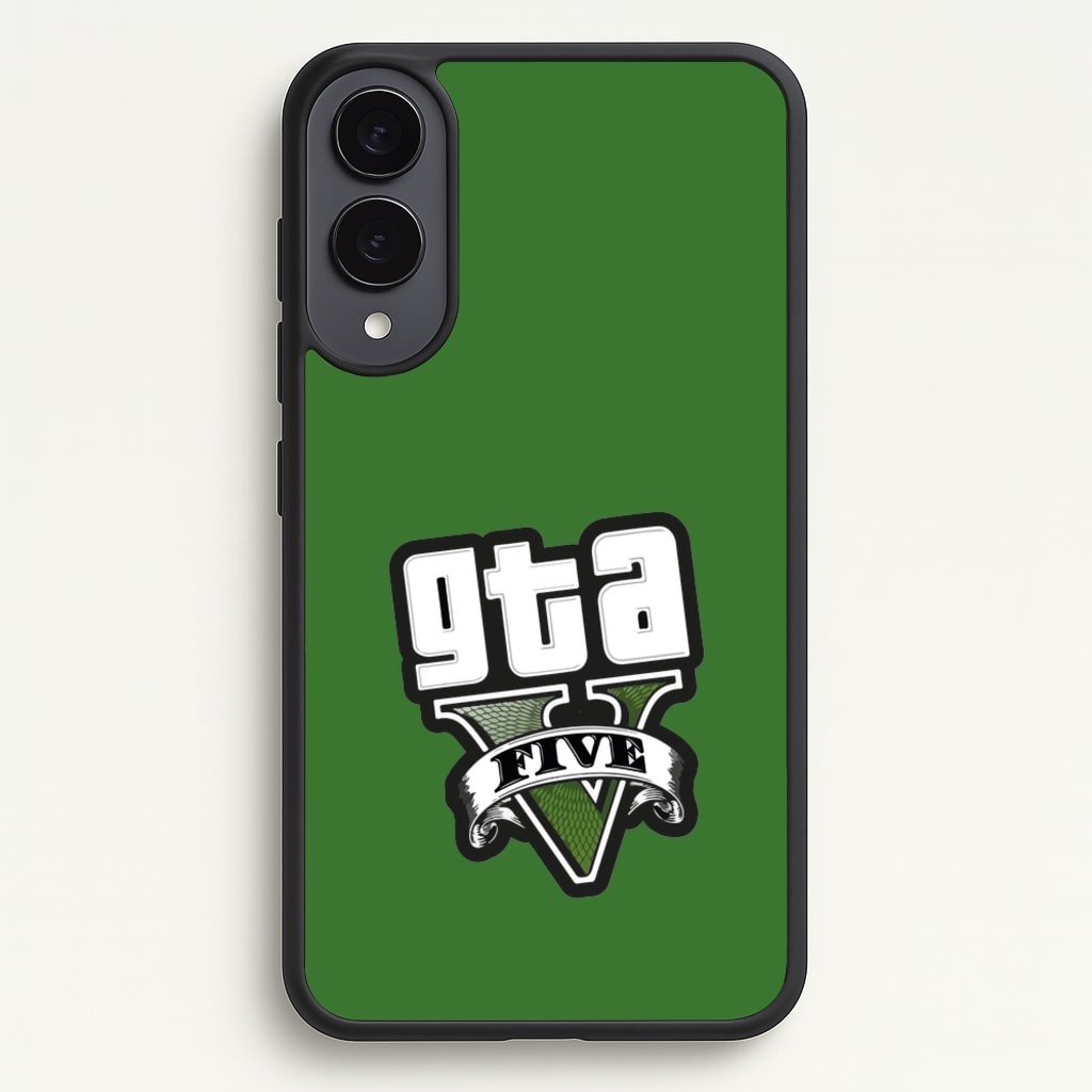 Green Five - Video Game - GTA Phone Case for Galaxy S25 Edge