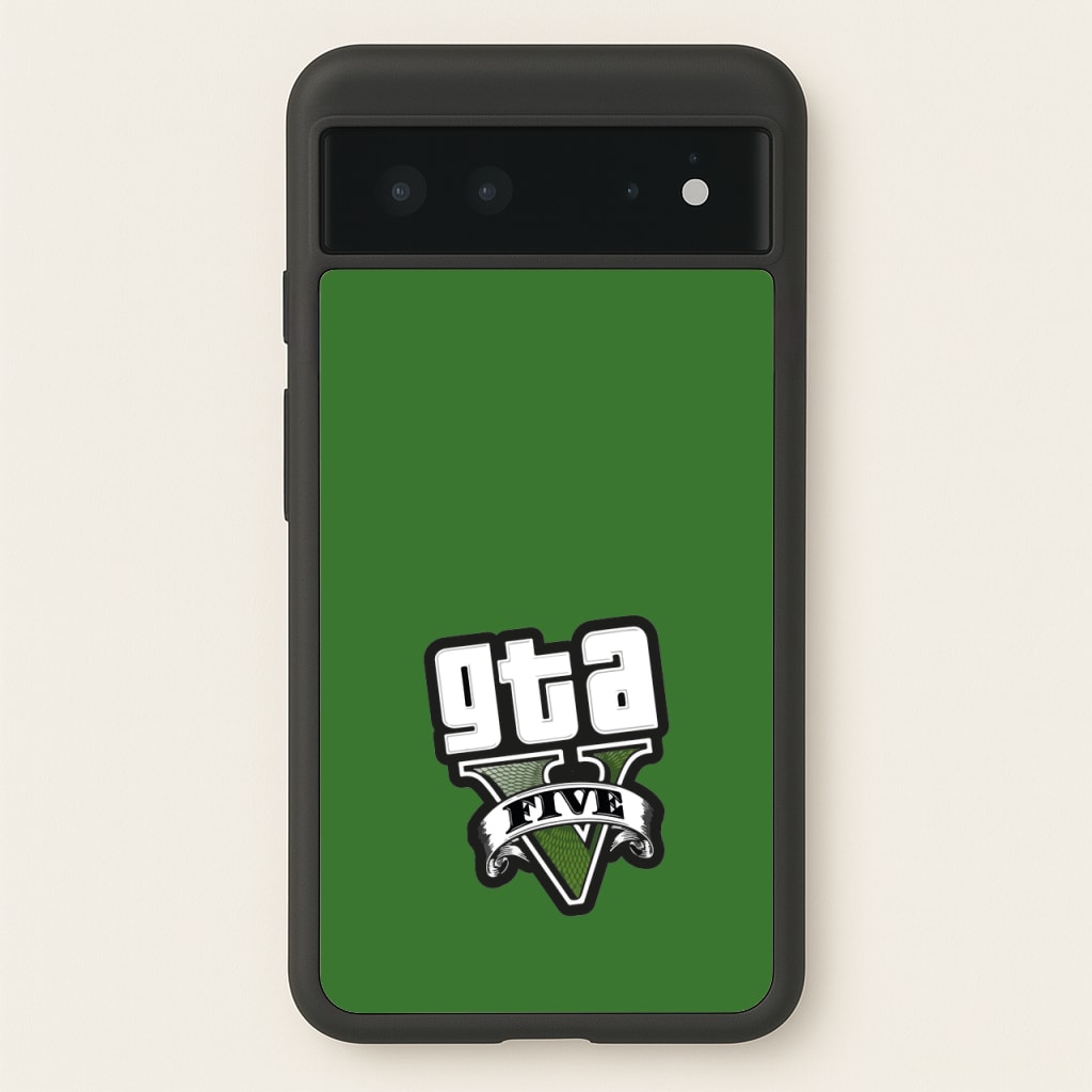Green Five - Video Game - GTA Phone Case for Google Pixel 6