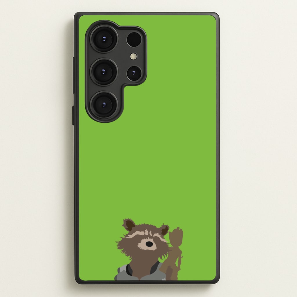 Rocket Raccoon And Groot - GOTG - Marvel Phone Case for Galaxy S25 Ultra