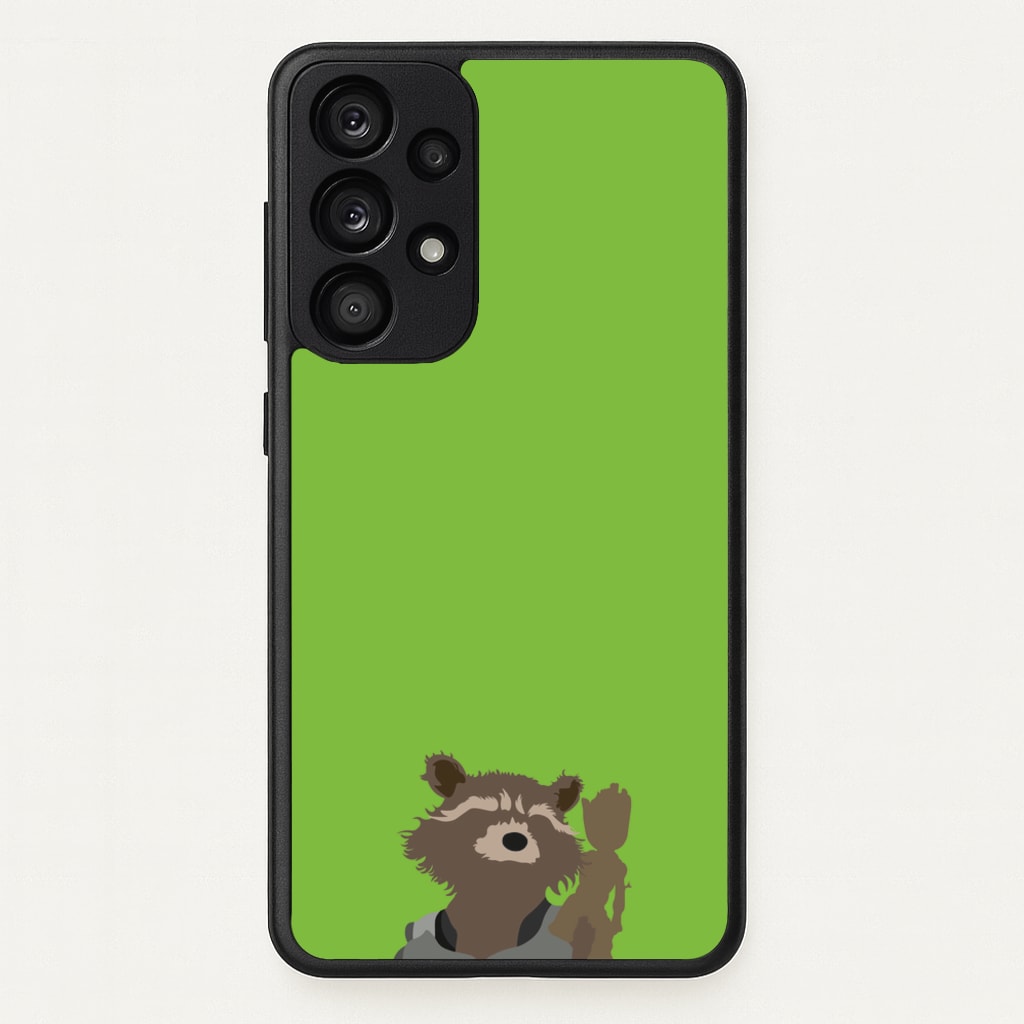 Rocket Raccoon And Groot - GOTG - Marvel Phone Case for Galaxy A53