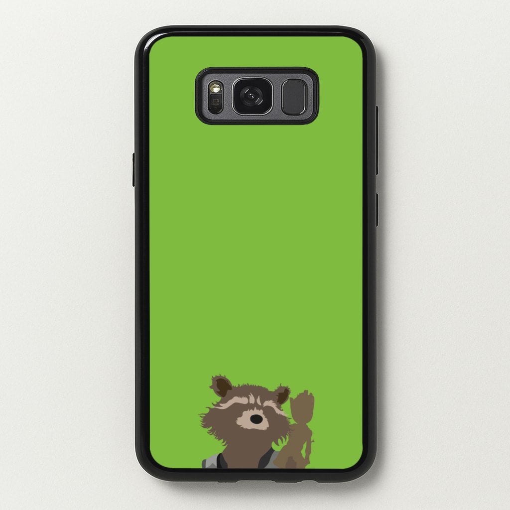 Rocket Raccoon And Groot - GOTG - Marvel Phone Case for Galaxy S8