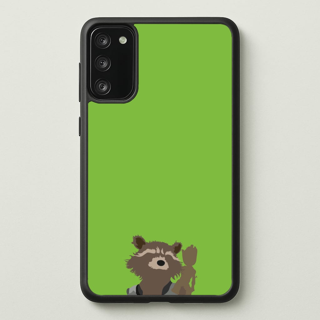 Rocket Raccoon And Groot - GOTG - Marvel Phone Case for Galaxy S20FE