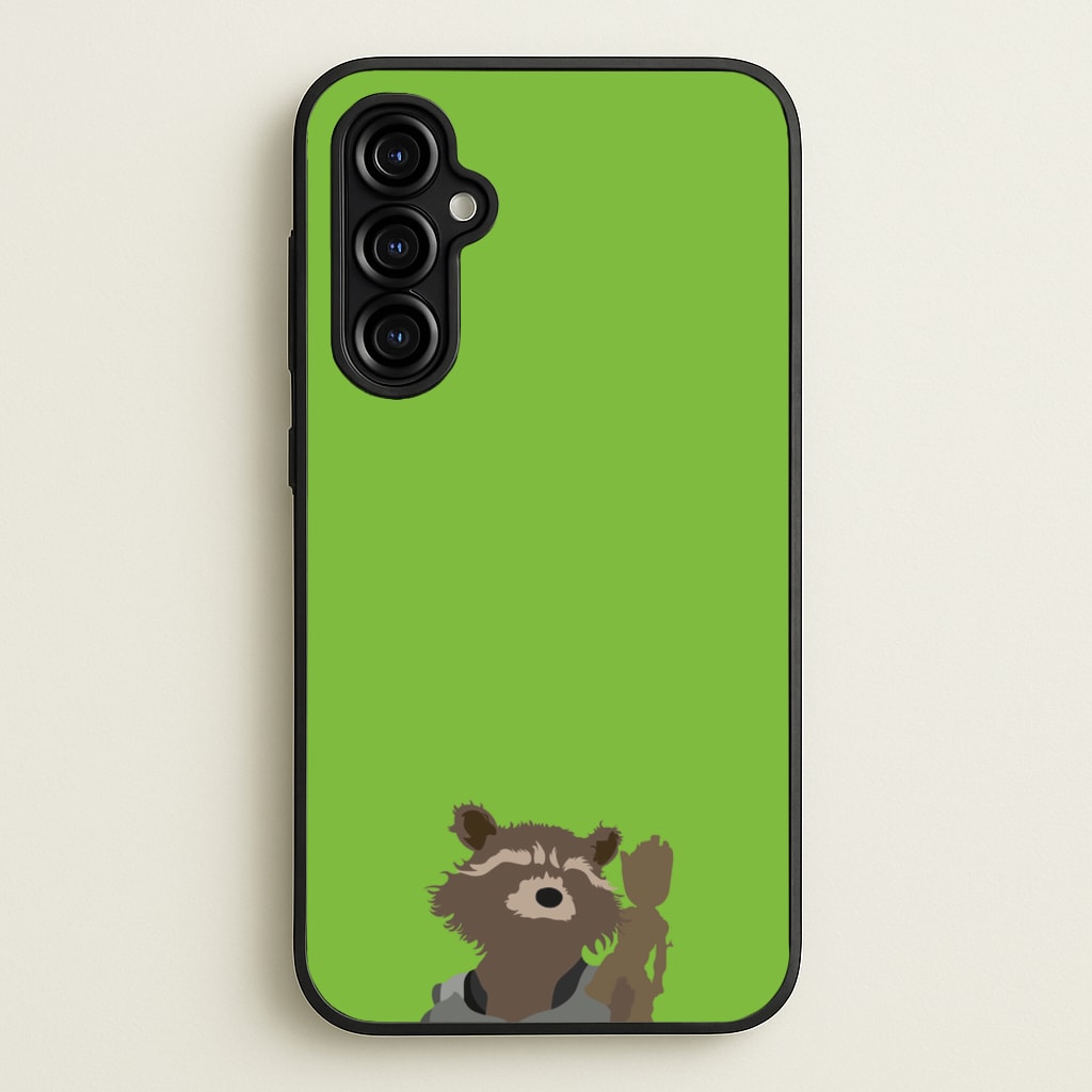 Rocket Raccoon And Groot - GOTG - Marvel Phone Case for Galaxy A54