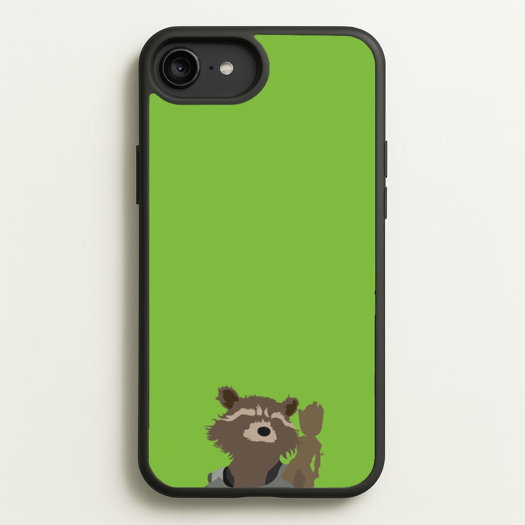 Rocket Raccoon And Groot - GOTG - Marvel Phone Case for iPhone 6 Plus / 7 Plus / 8 Plus