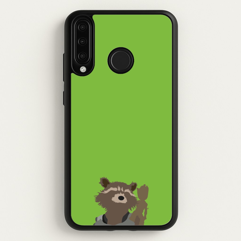 Rocket Raccoon And Groot - GOTG - Marvel Phone Case for Huawei P30 Lite