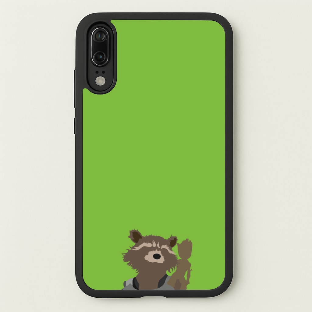 Rocket Raccoon And Groot - GOTG - Marvel Phone Case for Huawei P20