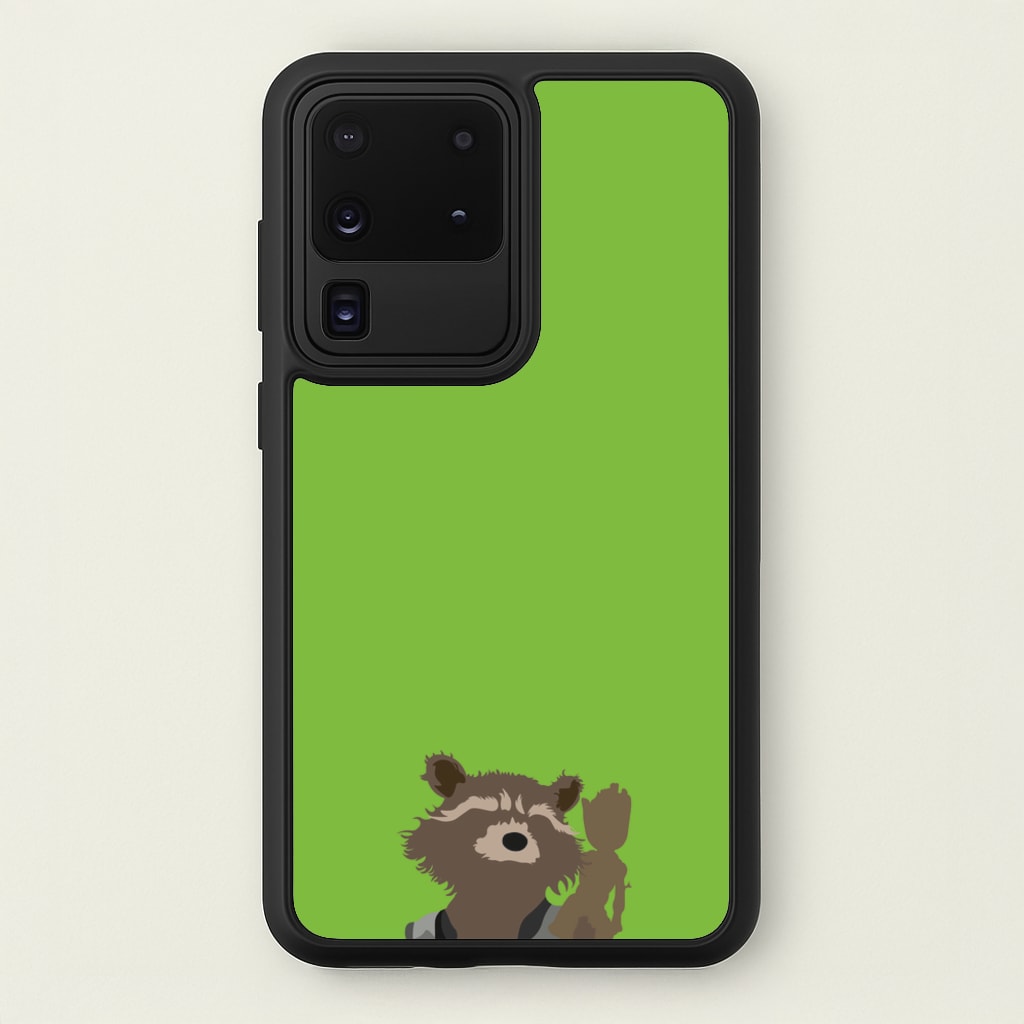 Rocket Raccoon And Groot - GOTG - Marvel Phone Case for Galaxy S20 Ultra