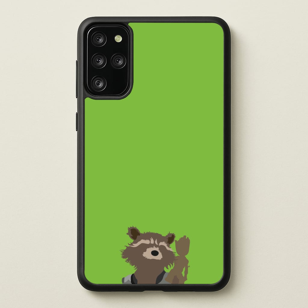 Rocket Raccoon And Groot - GOTG - Marvel Phone Case for Galaxy S20 Plus