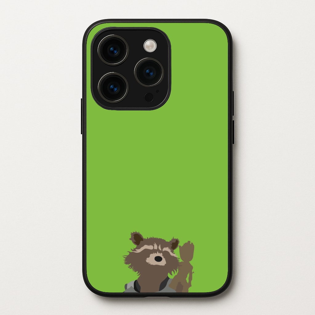 Rocket Raccoon And Groot - GOTG - Marvel Phone Case for iPhone 14 Pro