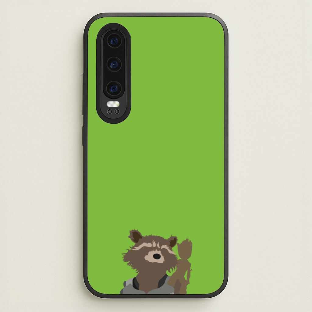 Rocket Raccoon And Groot - GOTG - Marvel Phone Case for Huawei P30
