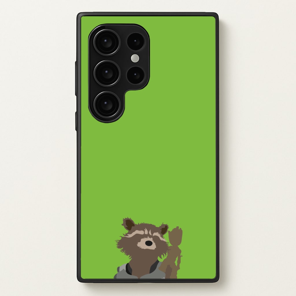 Rocket Raccoon And Groot - GOTG - Marvel Phone Case for Galaxy S24 Ultra