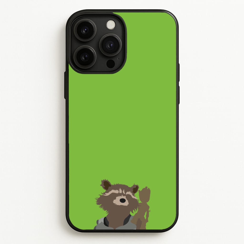 Rocket Raccoon And Groot - GOTG - Marvel Phone Case for iPhone 13 Pro Max