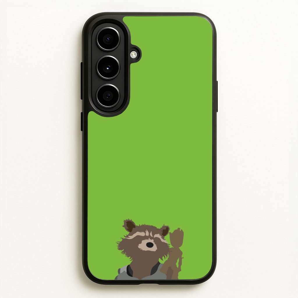 Rocket Raccoon And Groot - GOTG - Marvel Phone Case for Galaxy A56