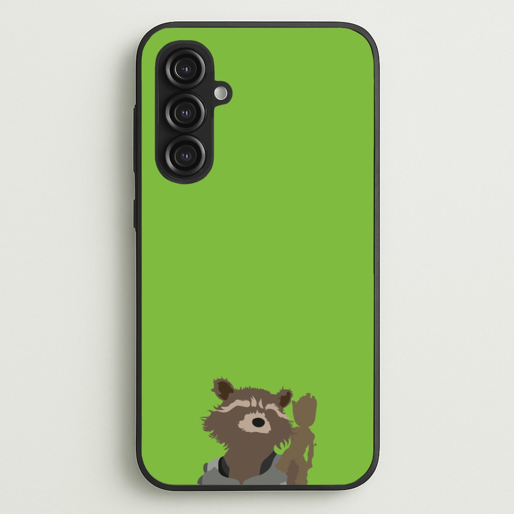 Rocket Raccoon And Groot - GOTG - Marvel Phone Case for Galaxy S23FE