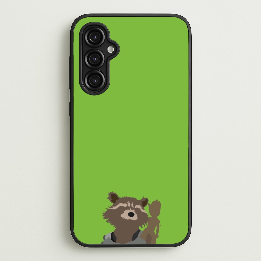 Rocket Raccoon And Groot - GOTG - Marvel Phone Case for Galaxy A14