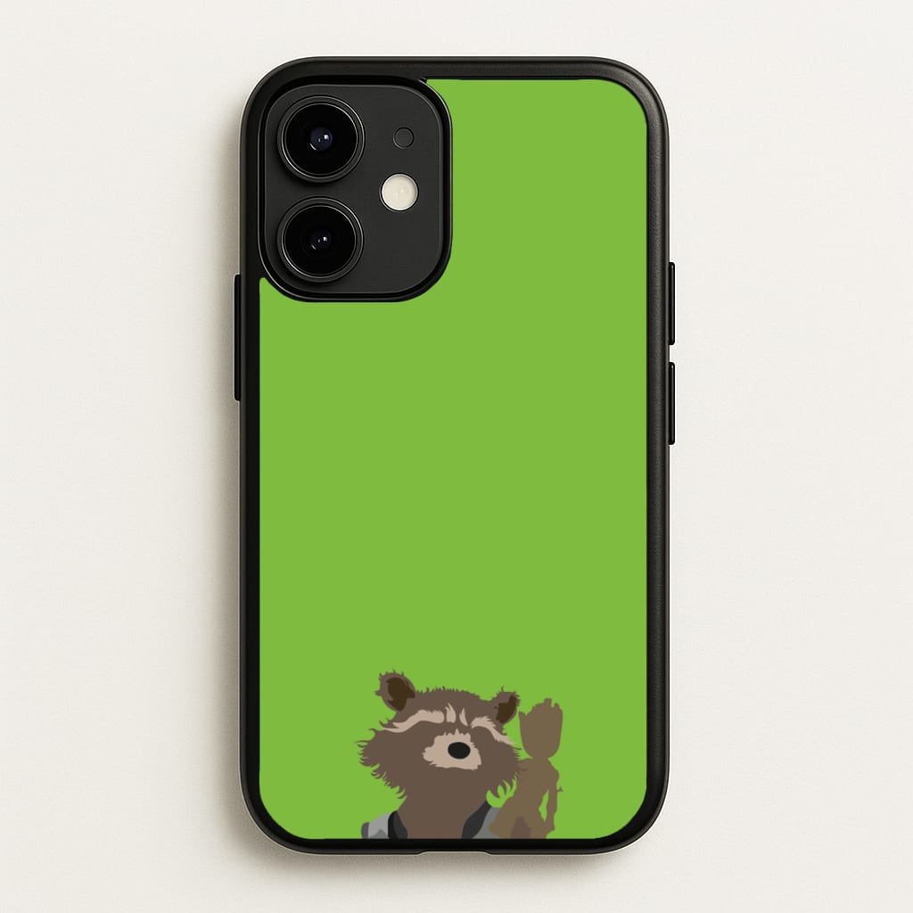 Rocket Raccoon And Groot - GOTG - Marvel Phone Case for iPhone 12 / 12 Pro