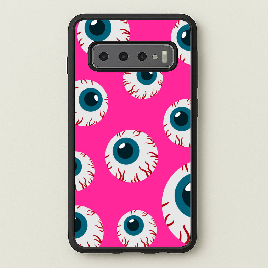 Spooky Eye Pattern - Phone Case for Galaxy S10