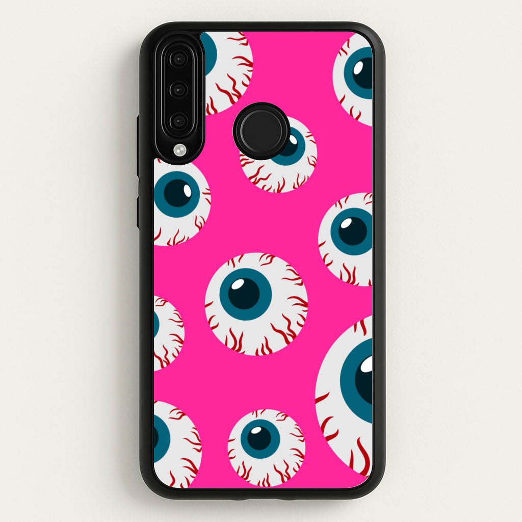 Spooky Eye Pattern - Phone Case for Huawei P30 Lite