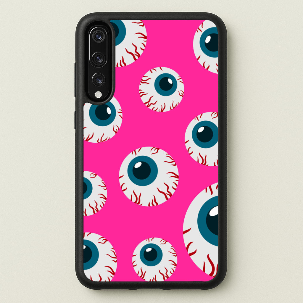 Spooky Eye Pattern - Phone Case for Huawei P20 Pro