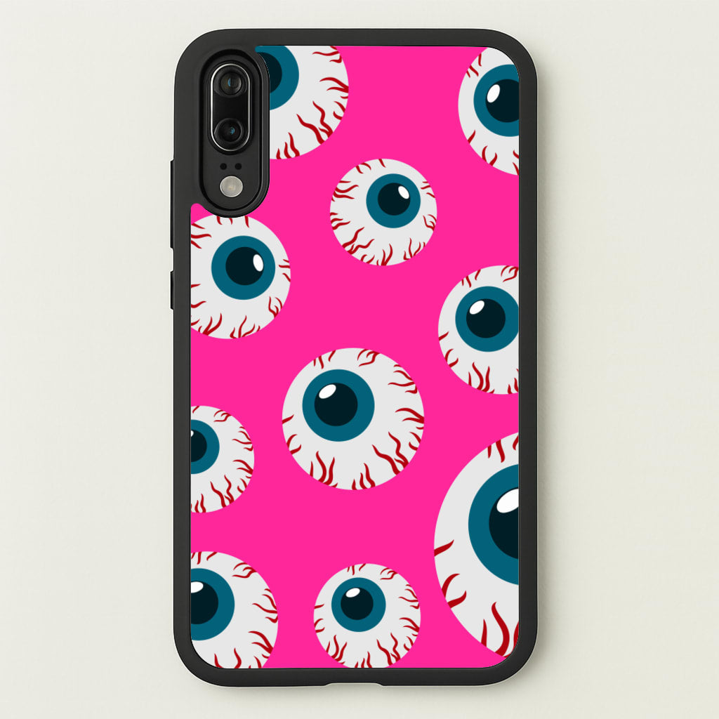 Spooky Eye Pattern - Phone Case for Huawei P20
