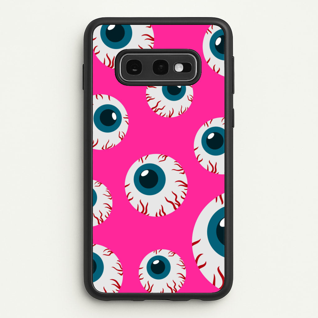 Spooky Eye Pattern - Phone Case for Galaxy S10e