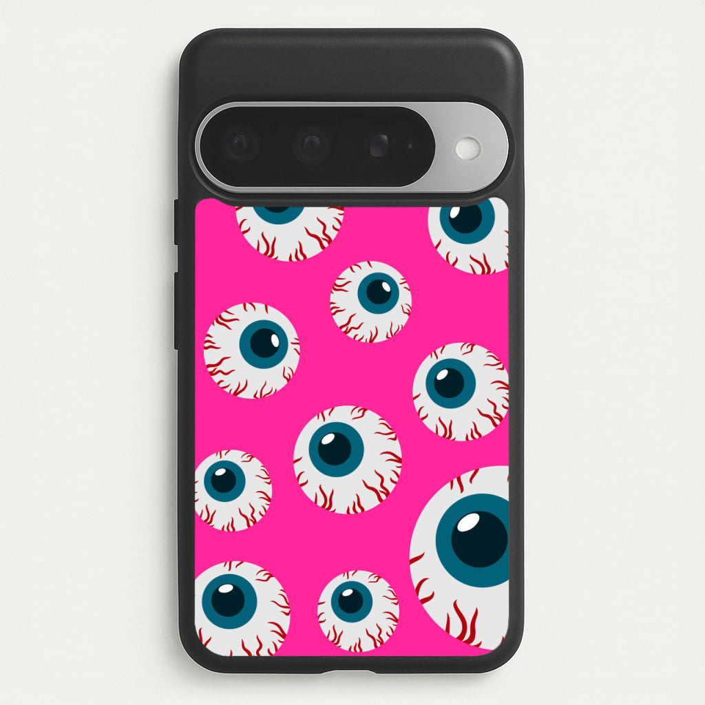 Spooky Eye Pattern Phone Case for Google Pixel 10 Pro XL