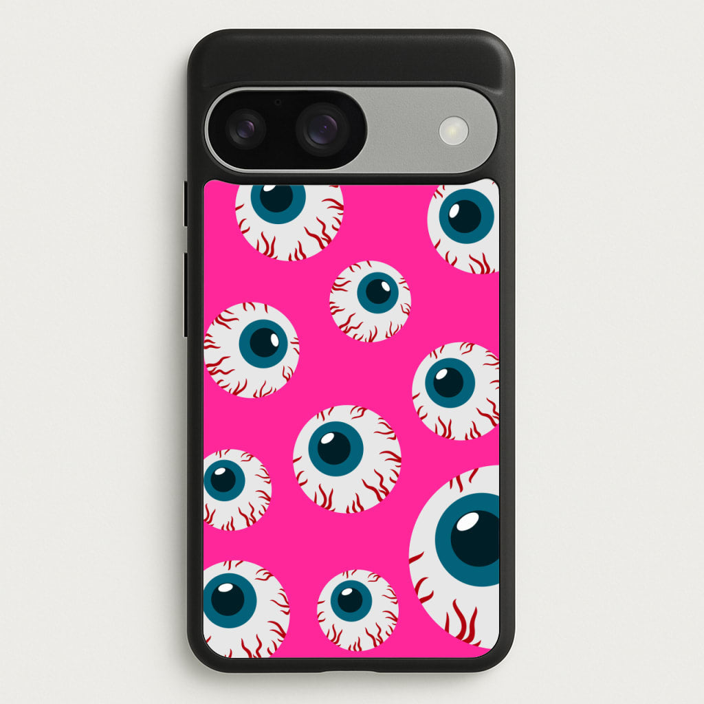 Spooky Eye Pattern - Phone Case for Google Pixel 9 / 9 Pro