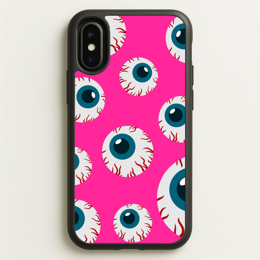 Spooky Eye Pattern - Phone Case for iPhone X / XS