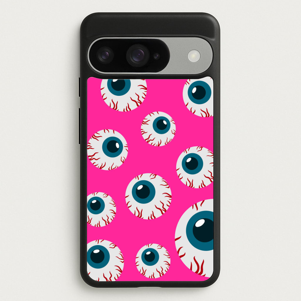 Spooky Eye Pattern Phone Case for Google Pixel 10 / 10 Pro