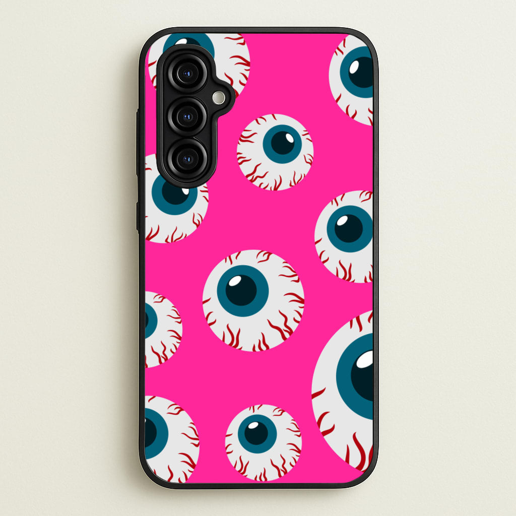 Spooky Eye Pattern  -  Phone Case for Galaxy A54
