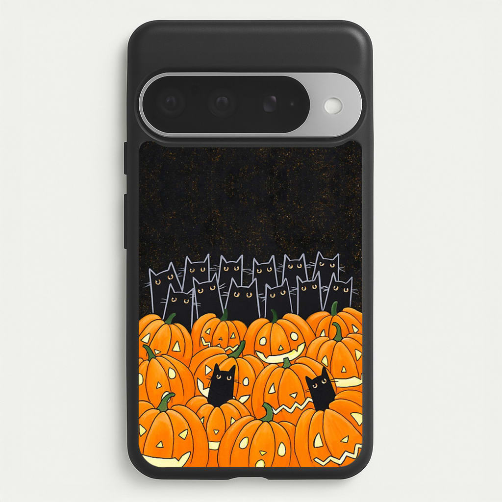 Black Cats & Lanterns - Halloween Phone Case for Google Pixel 10 Pro XL