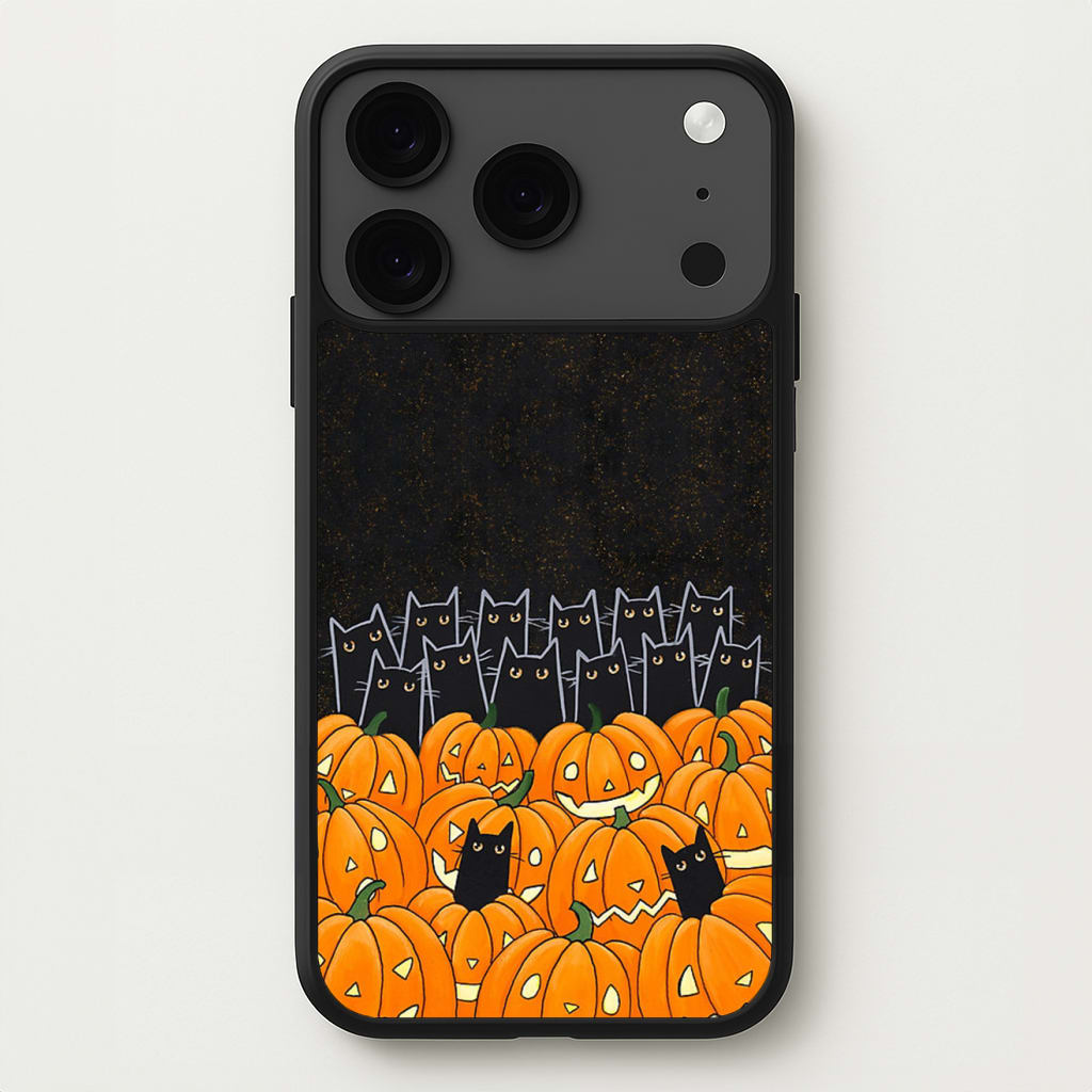 Black Cats & Lanterns - Halloween Phone Case for iPhone 17 Pro Max