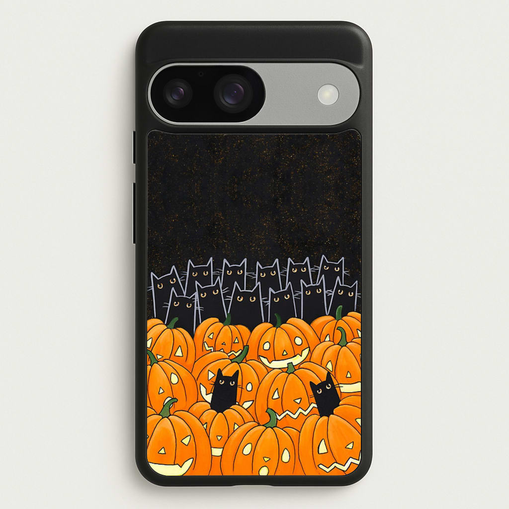 Black Cats & Lanterns - Halloween - Phone Case for Google Pixel 9 / 9 Pro