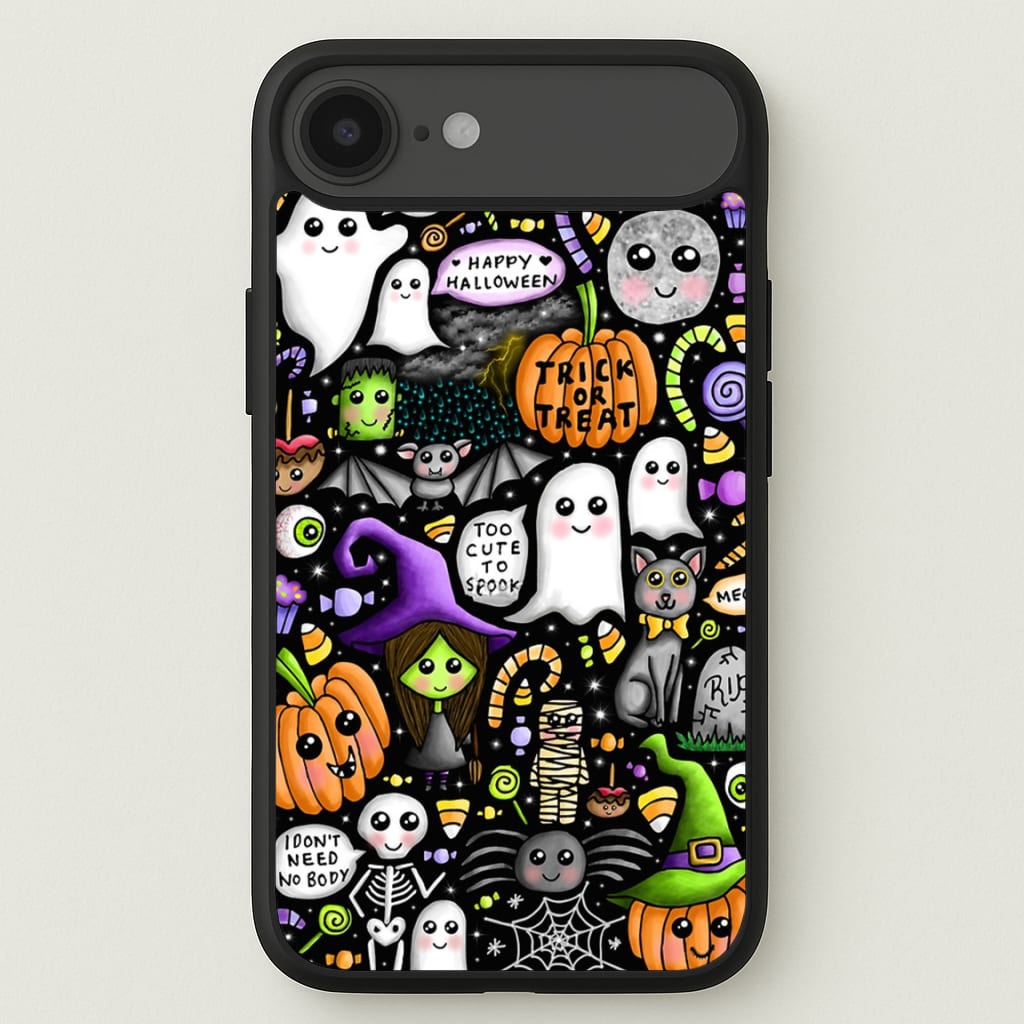 Colourful Halloween Pattern Phone Case for iPhone 17 Air