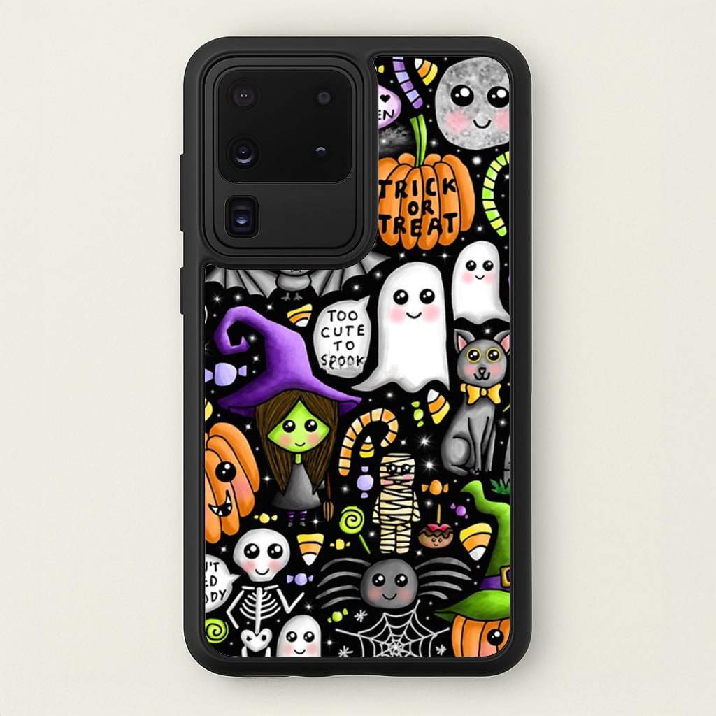 Colourful Halloween Pattern - Phone Case for Galaxy S20 Ultra