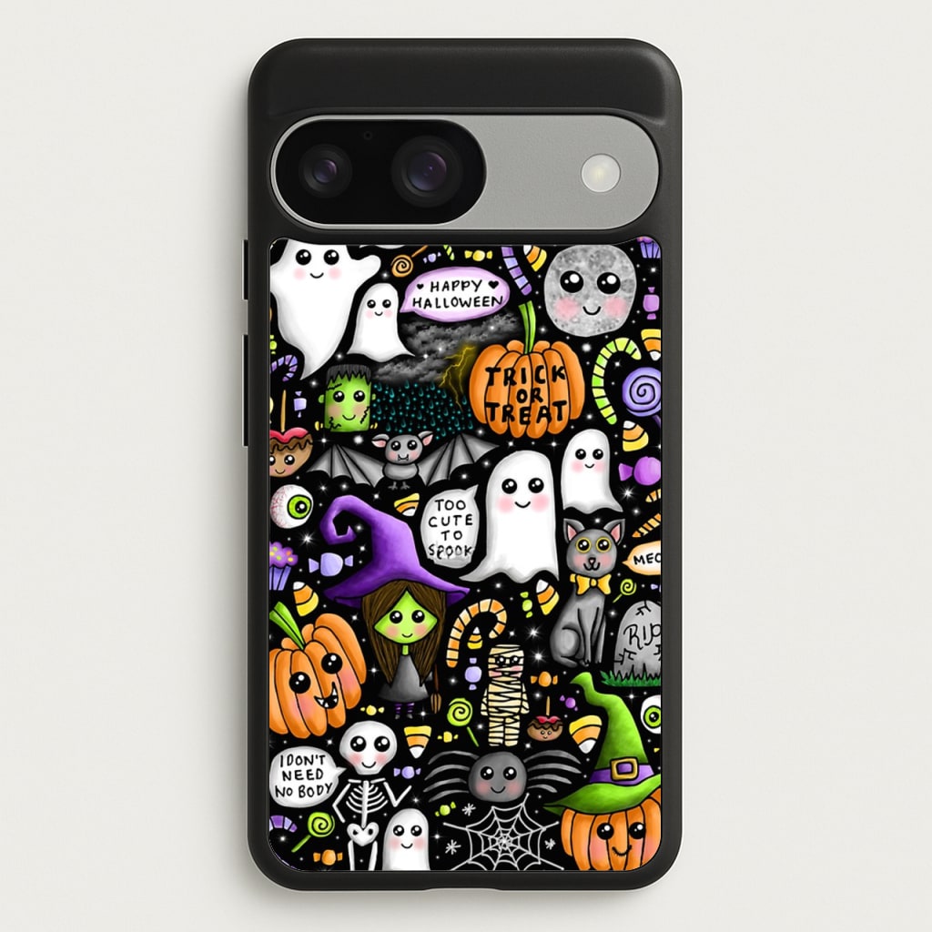 Colourful Halloween Pattern - Phone Case for Google Pixel 9 / 9 Pro