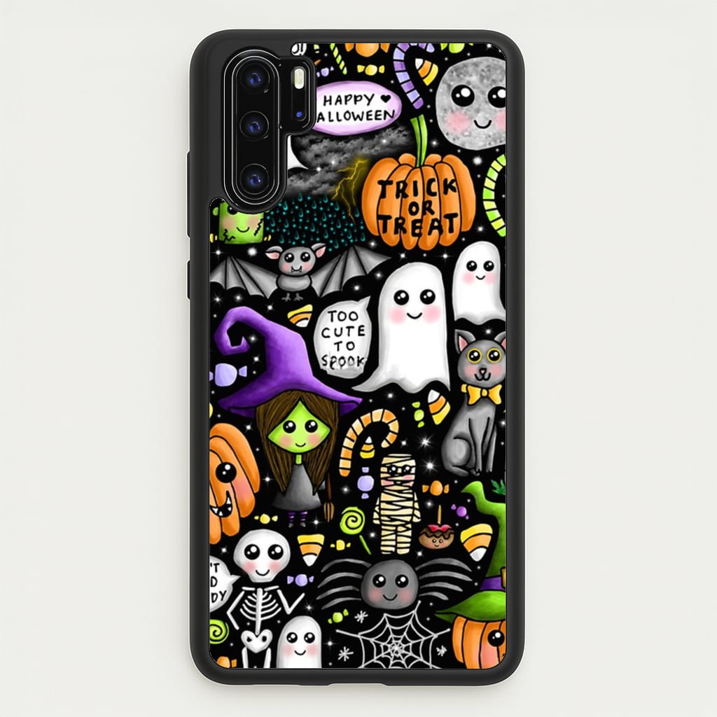 Colourful Halloween Pattern - Phone Case for Huawei P30 Pro
