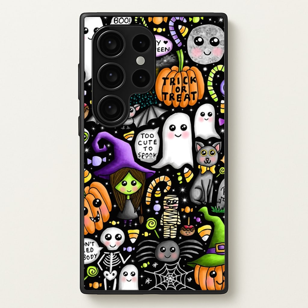 Colourful Halloween Pattern - Phone Case for Galaxy S24 Ultra
