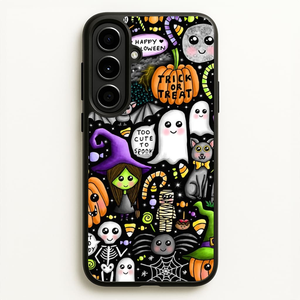 Colourful Halloween Pattern - Phone Case for Galaxy A56