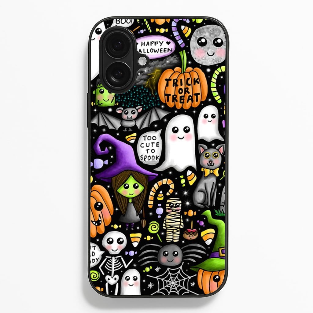 Colourful Halloween Pattern - Phone Case for iPhone 16 Plus